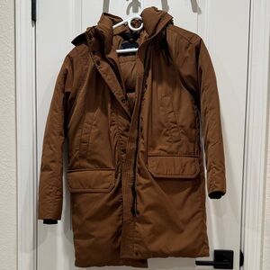 Everlane Tan Renew Military Parka Jacket
